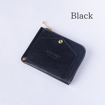 【STATUSY】栃木レザーイージーウォレット 日本製ハンドメイド ミニ財布 コンパクトウォレット