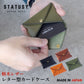 【STATUSY】栃木レザーレターカードケース 日本製ハンドメイド