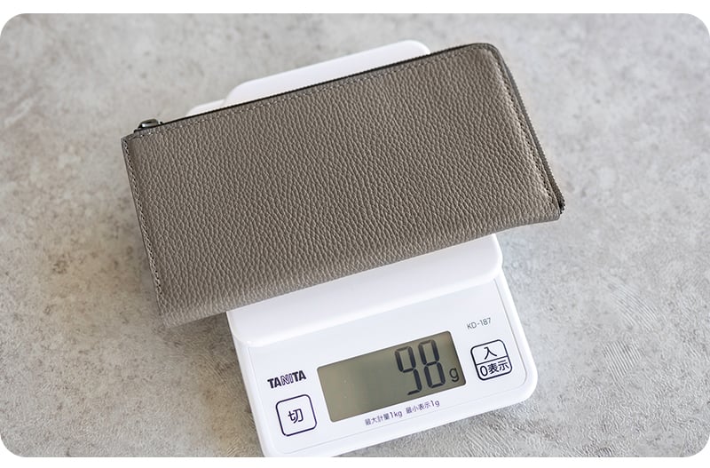 il modo ZIP concept 水濡れ、傷に強い！最小を目指した長財布